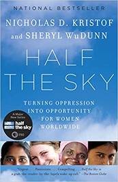 Book cover to "Half the Sky" By Nicholas D. Kristof
